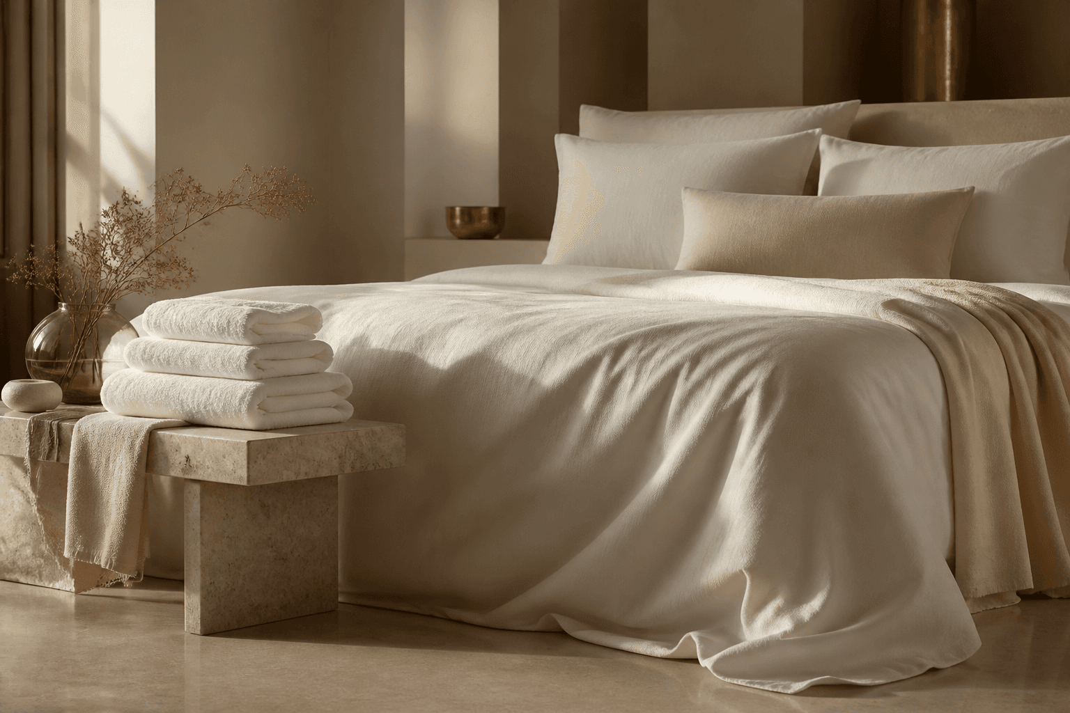 Bedsheet with pillow